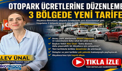 AKÇAKOCA’DA YOL KENARI OTOPARK ÜCRETİ 900 TL OLDU