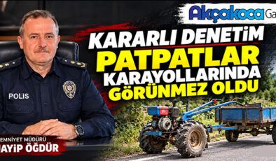 MÜDÜR ŞUAYİP ÖĞDÜR’ÜN KARARLI DENETİMLERİYLE PATPATLAR KARAYOLLARINDA GÖRÜNMEZ OLDU